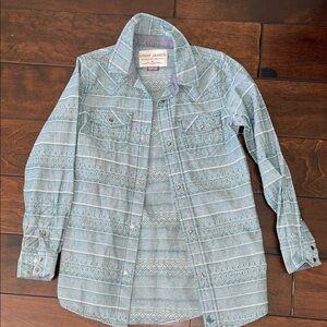 Cody James Kids Blue Button Down Shirt